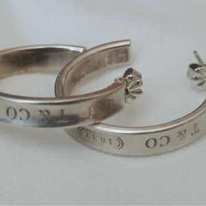 Tiffany & Co. Silver Hoop Earrings